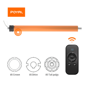POYAL Moteur numérique en aluminium personnalisé <span class=keywords><strong>de</strong></span> 59 mm pour portes <span class=keywords><strong>de</strong></span> <span class=keywords><strong>garage</strong></span> motorisées, portes à enroulement, pergola extérieure, design moderne et écologique - Product Image 5