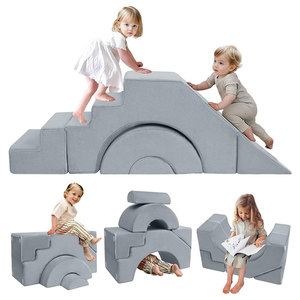 Adjustable Kids <b>Sofa</b> Modular Play Mat With Velcro Secure Design For Children's Bedroom Furniture - Product Image 5