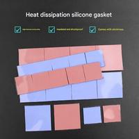 Coussin thermique en silicone haute performance 2W/mK, matériau d'isolation thermique pour composants électroniques LED, GPU, CPU