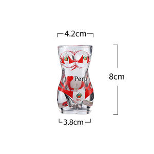 Souvenirs touristiques personnalisés en gros avec logo, Pologne, Pérou, Islande, Grèce, New York, bikini sexy, verre à liqueur - Product Image 3