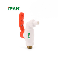 Robinet en plastique IFAN ISO 15874, robinet mural en plastique, raccord de tuyauterie, robinet en plastique PPR