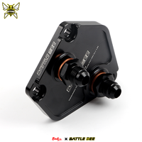 Adaptador de enfriador de transmisión de caja de cambios personalizado sándwich de placa Base para Honda para Civic FC 1,5 T Ver2.0 Cvt nueva condición-modelo