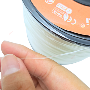 500 metros/lote Nuevo cable de fibra óptica FTTH para interiores G657A2 de 1 núcleo SM Simplex, cable de conexión transparente invisible - Product Image 4