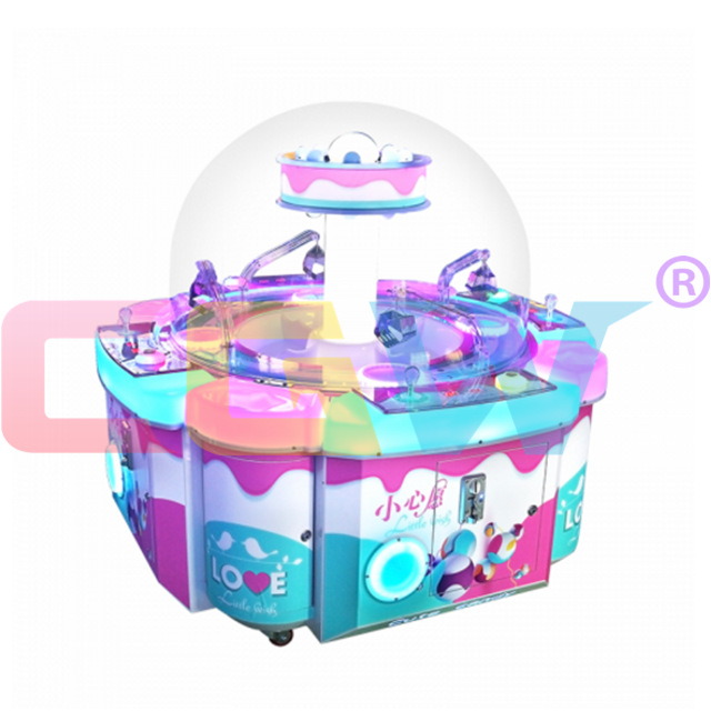 CGW Monnayeur Cadeau Prix Griffe Grue Attraper Distributeur Automatique De Bonbons Doux Machine de Jeu D'arcade À Vendre