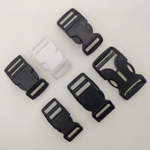 White Plastic Buckles 1cm 1.5cm 2cm 2.5cm 3.2cm 3.8cm 5cm For Bag Luggage <b>Adjustable</b> <b>Straps</b> Eco Friendly Solid Color - Product Image 3