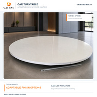 Plateforme tournante motorisée pour voitures, rotation à 360 degrés, scène rotative pour exposition automobile, carport, capacité de charge de 1,5 à 4 tonnes
