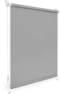 Adjustable Mini Roller Blinds for <strong>Windows</strong>, Side Pull Blind,Installation Without Drilling Using the Supplied Clamp Brackets - Product Image 2