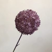 Boule de chrysanthème en plastique faite à la main SPR, décoration d'Halloween, boule de fleurs artificielles en oignon unique