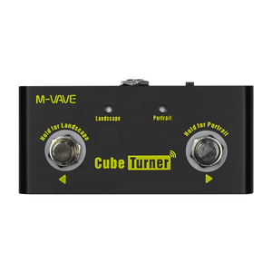 Controlador Inalámbrico M-Vave BT <span class=keywords><strong>para</strong></span> Pasar Páginas, Pedal Looper, Cubo Giratorio <span class=keywords><strong>para</strong></span> Guitarra Eléctrica con Cancelación de Ruido - Product Image 1