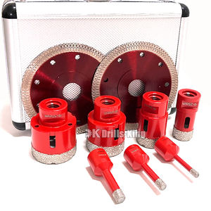 Broca de diamante M14 soldada al vacío, sierra perforadora, <span class=keywords><strong>coronas</strong></span> de broca <span class=keywords><strong>para</strong></span> porcelana y gres - Product Image 4