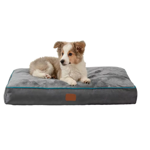 High Quality Comfortable 4 Inch Thick <b>Dog</b> <b>Bed</b> for <b>Medium</b> <b>Dogs</b> up 50lbs Solid Rectangle Pet <b>Bed</b> Mat Washable Cover Warm Pillows - Product Image 5