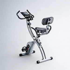 <span class=keywords><strong>Bicicleta</strong></span> Estática Plegable Personalizable, <span class=keywords><strong>Bicicleta</strong></span> Fija Plegable para el Hogar, Ahorro de Espacio, Ejercicios Cardiovasculares, Fitness - Product Image 1