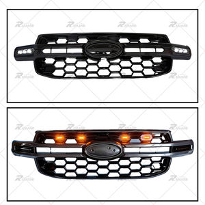 Grille avant ABS LED pour Ranger T9 2022-2026 Kit de pare-chocs de voiture Feux de jour Grille <span class=keywords><strong>Accessoires</strong></span> - Product Image 4