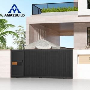 AMAZBUILD Porte de style balançoire ouverte en fer personnalisé pour l'entrée de la villa, le mur de clôture de la maison et la conception de la porte principale de la cour - Product Image 5