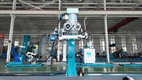 Station de soudage automatique robotisée à cantilever, robot 7 axes, rail de 14 m, détecteur de joint 3D pour le processus de soudage de sous-assemblage de poutres en H