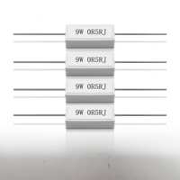 Longwei 5W-10W Horizontal Ceramic Cement Resistors Wirewound Non Flammable Small-sized Resistor 0.1-150K 1/2/5% Strong Pulse