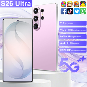 S26 Ultra Seal Sharp 5G Monster, Schermo AMOLED da 7.3 Pollici, 108MP, 8000mAh, 16GB, 1TB, Economico, Sbloccato, Clone Proxy, Sblocco con Face ID, OEM - Product Image 4