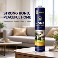 JUNBOM 6700 Mastic de collage polyvalent à faible rétrécissement et forte adhérence pour les joints des vitrines en verre, emballage personnalisé de marque