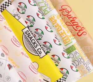 Papier couché à prix d'usine en gros pour l'emballage du pain et l'emballage alimentaire (pommes de terre frites, sandwichs, pâtisseries) – Papier sulfurisé à usage alimentaire - Product Image 3