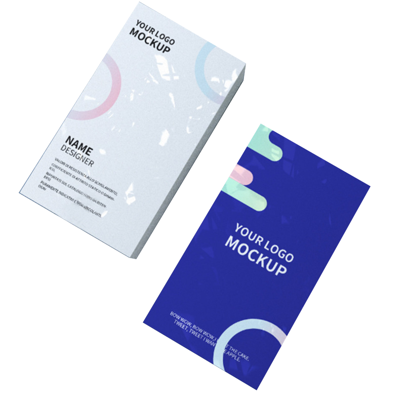 LOGO customized Cheapest Price printed eco-friendly business card earring card With Own Design