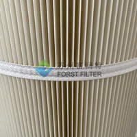 Filtro de Cartucho Ignífugo para Cabina de Pintura en Polvo, Antiestático, para Filtración de Polvo Explosivo Industrial