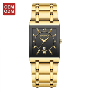 VVS Montre Homme Affaires Quartz Calendrier Étanche Carré OEM ODM Low MOQ - Product Image 1