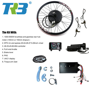 <span class=keywords><strong>Kit</strong></span> de Motor de <span class=keywords><strong>Rueda</strong></span> TRB MTX de 1000W, 1500W, 2000W, 3000W, 5000W, 8000W al por Mayor, Kits de Conversión para Bicicletas Eléctricas de 36V, 48V, 52V, 60V, 72V - Product Image 3