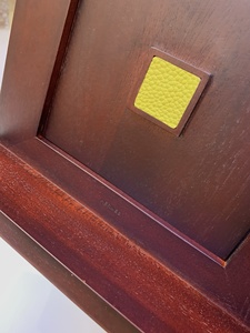 Marco de Fotos de Cuero Granulado Amarillo Vibrante de 10x8 Pulgadas, Decoración de Escritorio de Color Brillante - Product Image 6