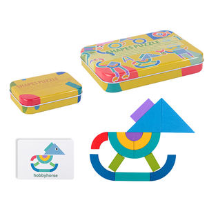 FiveStar <span class=keywords><strong>maternelle</strong></span> bricolage boîte-cadeau créative Montessori 3D en bois éducatif Puzzle <span class=keywords><strong>jeu</strong></span> enfants <span class=keywords><strong>formes</strong></span> <span class=keywords><strong>géométriques</strong></span> Puzzle jouet - Product Image 2