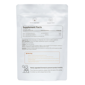 Hữu Cơ Vitamin D3 Và <span class=keywords><strong>K2</strong></span> Softgels Cao Cấp Thành Phần Tự Nhiên Công Thức Cho Dinh Dưỡng Hàng Ngày Vitamin <span class=keywords><strong>K2</strong></span> - Product Image 4