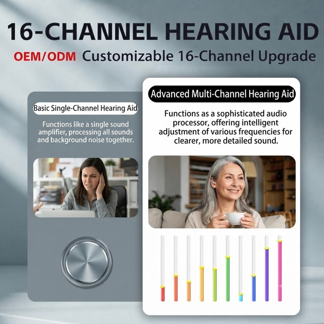 Mini Invisible CIC Digital Hearing Aids Rechargeable for Noise Cancelling Eco-Friendly for Seniors Mild Moderate Hearing