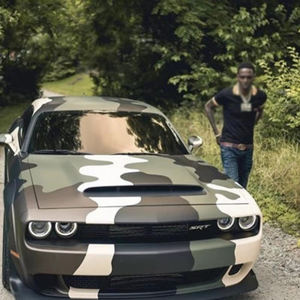 WRAPMASTER 1.52*20m Low Tack Glue Camo Car Body Sticker Vinyl Wrap - Product Image 4