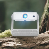Nouvelle Version 2025 SY2 PRO Mini Projecteur Vidéo Intelligent Portable avec Pavé Tactile LED Wi-Fi Double Bande 6 BT 4K pour Home Cinéma