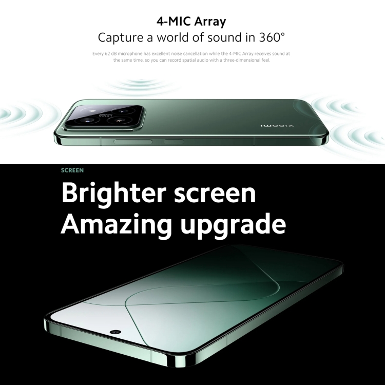 Xiaomi 14 5G Smartphone, 12GB RAM, 256GB Storage, Octa Core, 6.36