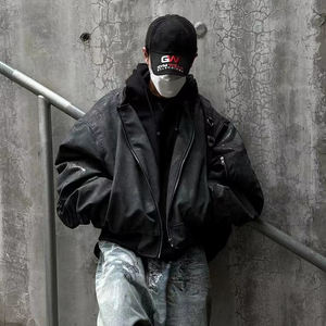 2024 מותאם אישית באיכות גבוהה ma1 גברים המפציץ hombr hooed מירוץ סאטן מותאם אישית רקום זרוע Y ז 'קטים - Product Image 3