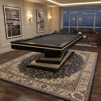 Table de billard américaine classique en ardoise de haute qualité à prix compétitif 9 pieds 8 pieds