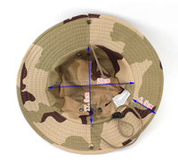 Chapeau de pêcheur rayé avec logo personnalisé, de haute qualité, avec sangle sous le menton, pour les sports de plein air, le camping, la protection solaire, toutes saisons