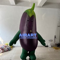 Costume gonflable de brocoli pour la décoration de rue, costumes gonflables de brocoli pour la publicité