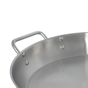 Padella per Bistecche in Acciaio Inox a Doppio Manico di Grandi Dimensioni per Cucine Commerciali, Compatibile con Induzione e Gas, per Ristoranti - Product Image 6