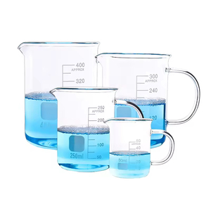 Vaso de Laboratorio de Vidrio Borosilicato de 5-2000 ml, Graduado, con Asa, Equipo de Medición Química - Product Image 5