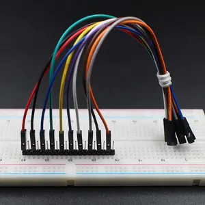 Kabel Jumper papan sirkuit kepala persegi untuk kabel Jumper wanita Arduino Raspberry Pi