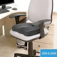Coussin de siège médical ergonomique pour corriger la posture, coussin lombaire en mousse à mémoire de forme pour le bureau et la maison
