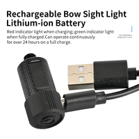 Lumière de visée pour arc à poulies SPG, accessoire de chasse et d'entraînement, LED 6/9/11mm en alliage d'aluminium, outil extérieur à rayon bleu