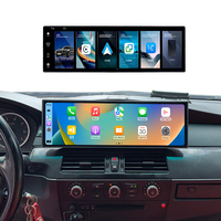 Écran central de voiture de 14,9 pouces avec système Linux, compatible CarPlay. Musique Bluetooth et navigation GPS pour BMW Série 5 E60 2005-2010