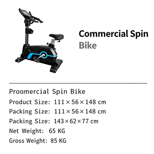 Indoor Magnetic Cardio Bike High Load Continuous Use For Commercial Gym - Product Image 1