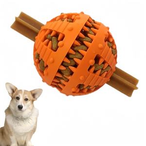 Dayanıklı kauçuk haddeleme köpek topu oyuncak çevre dostu interaktif çiğnemek tedavi yıkılmaz plastik torba paketlenmiş - Product Image 1