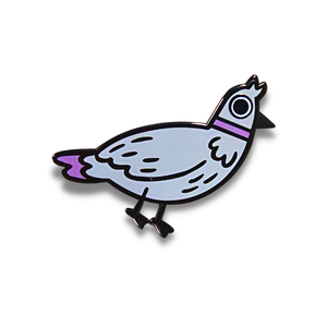 Spille rigide personalizzate con risvolto a forma di uccelli Animal - Product Image 3