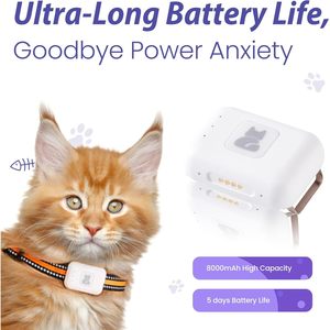 Traceur GPS intelligent pour chiens et chats, localisation en temps réel, fixation sur collier Bluetooth, étanche, batterie longue durée - Product Image 3