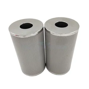 metal fiber laminated non woven pleated polymer candle filter used in duplex polymer filter system