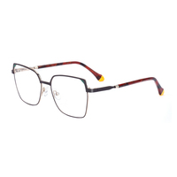Vente chaude Vintage Coloré carré Optique Lunettes Cadre Plein Jante Unisexe Simple Mode Style En Gros Cadre Optique